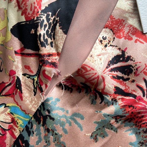 Wilfred silk floral LAVERNE maxi dress roebuck/ sun kissed NWT XXS - Picture 6 of 10